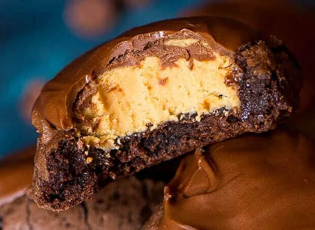 Buckeye Brownie Cookies