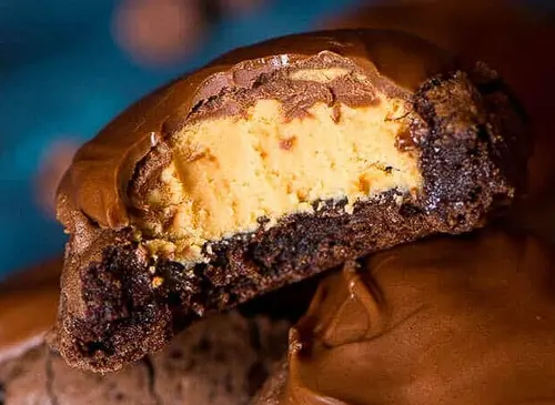 Buckeye Brownie Cookies