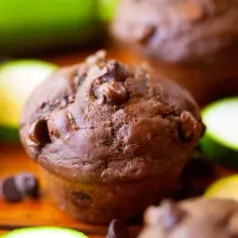 Chocolate Zucchini Muffins