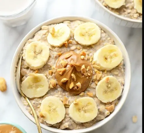 Peanut Butter Banana Overnight Oats