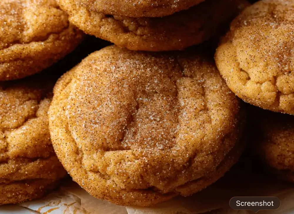 Pumpkin Snickerdoodle Cookies
